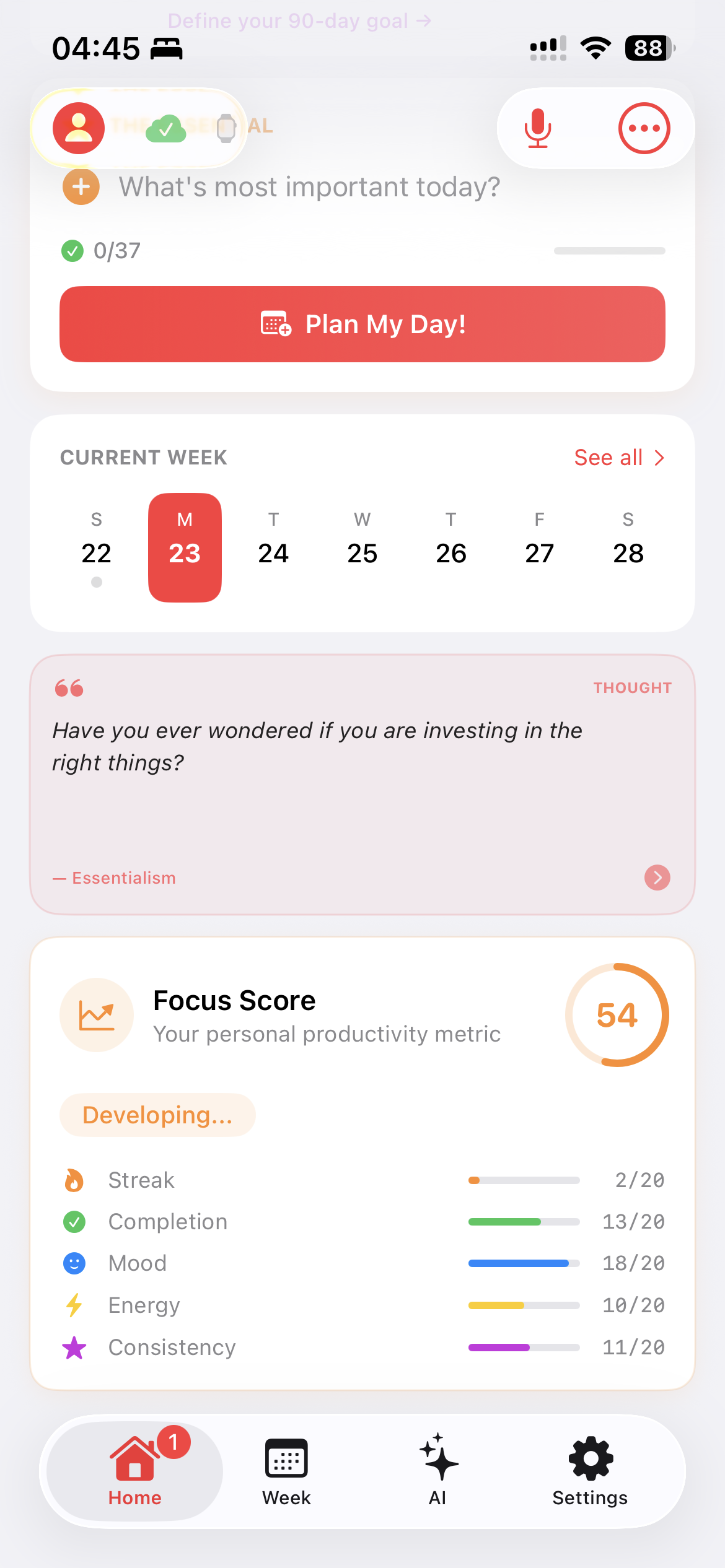 Focus Score